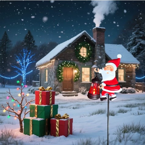 🎅Christmas Sale🎄50K+ SOLD! 🎁✨Christmas Solar Kettle Light & Lantern Garden Decor Collection💕