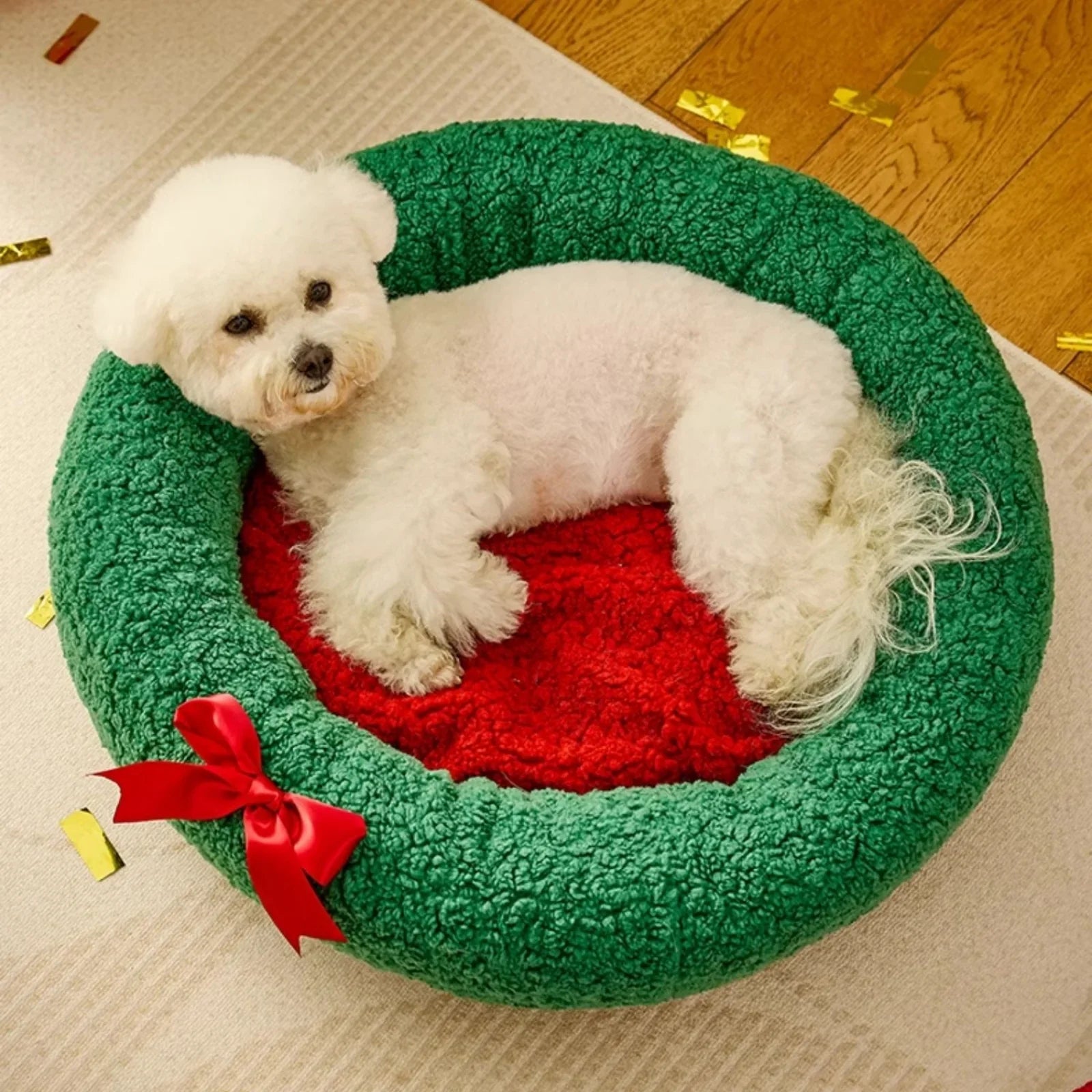 50% OFF🎁Christmas Tree Bed for Small Dogs and Cats