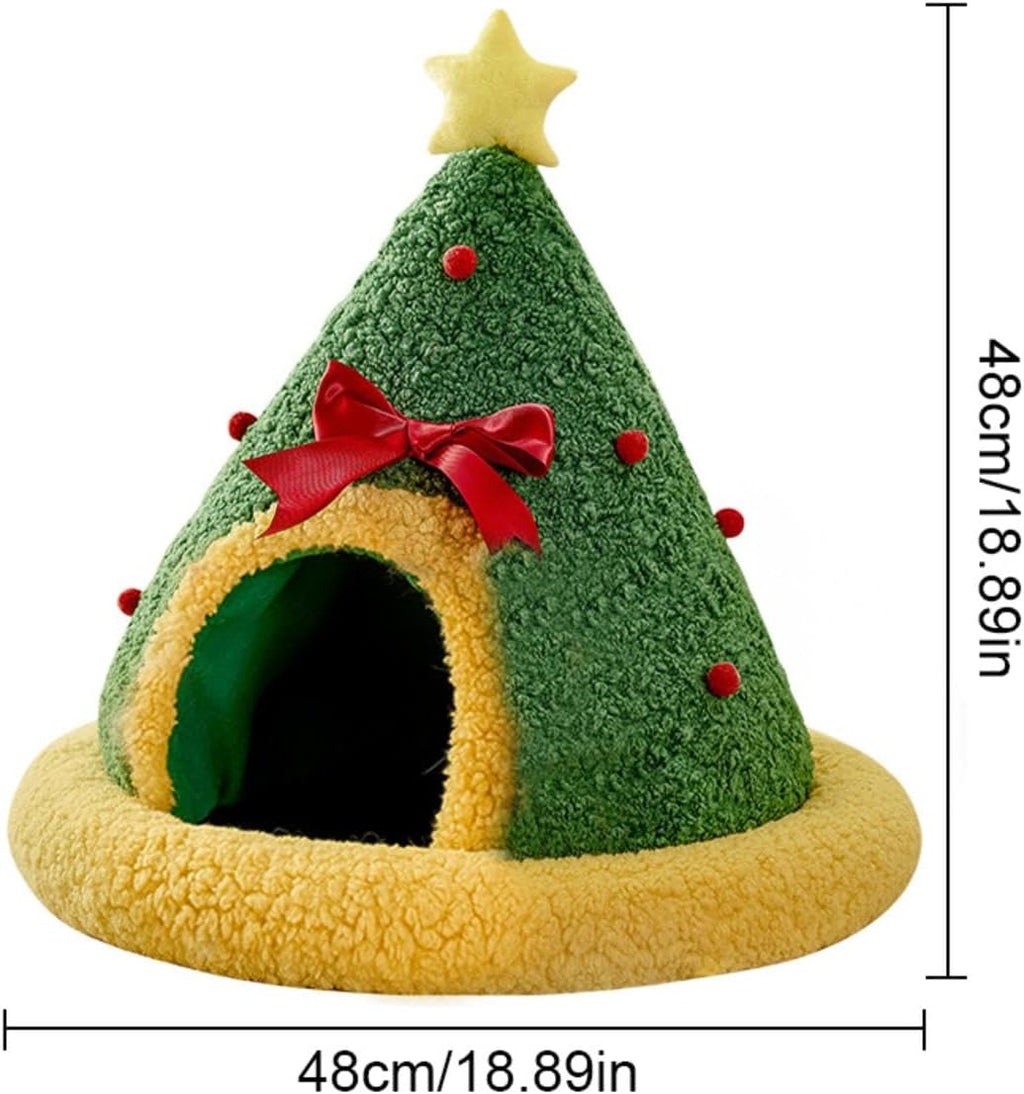 50% OFF🎁Christmas Tree Bed for Small Dogs and Cats