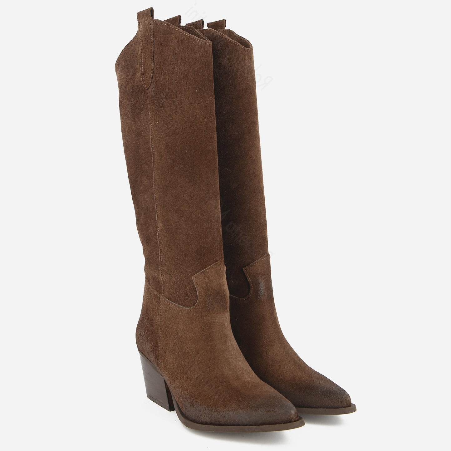 Kinsley Leather Texan Boot Black