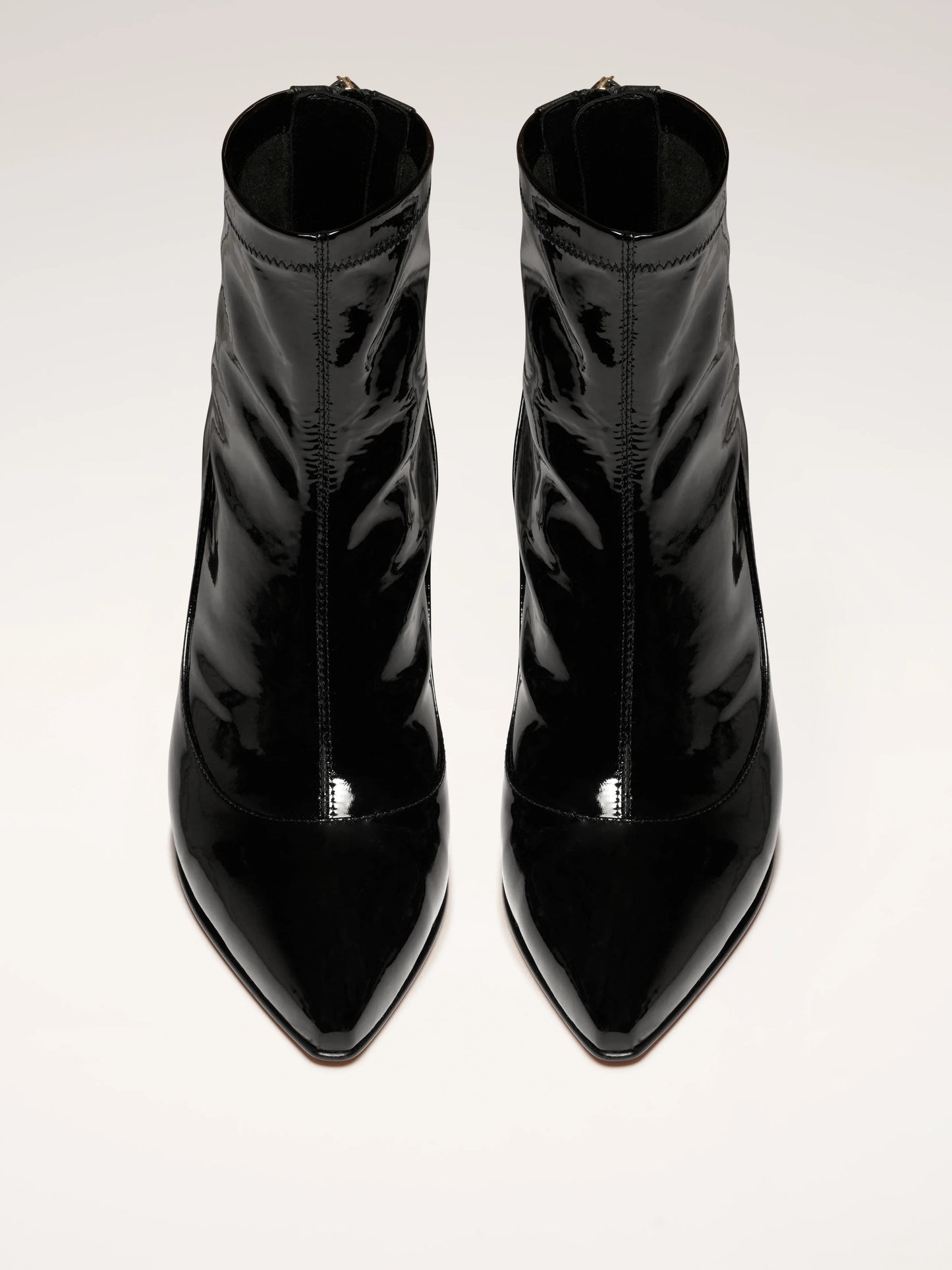 LOOPING - Boots - Patent Stretch Black