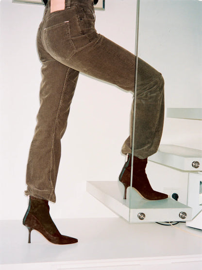 LOOPING - Boots - Patent Stretch Black