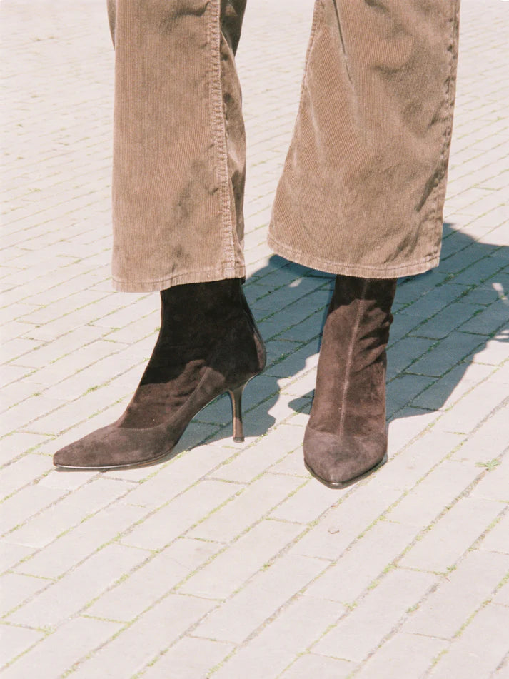 LOOPING - Boots - Patent Stretch Black