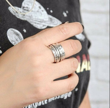 🔥Last Day 49% OFF🎁 Spinner Star Moon Sun Ring🌌