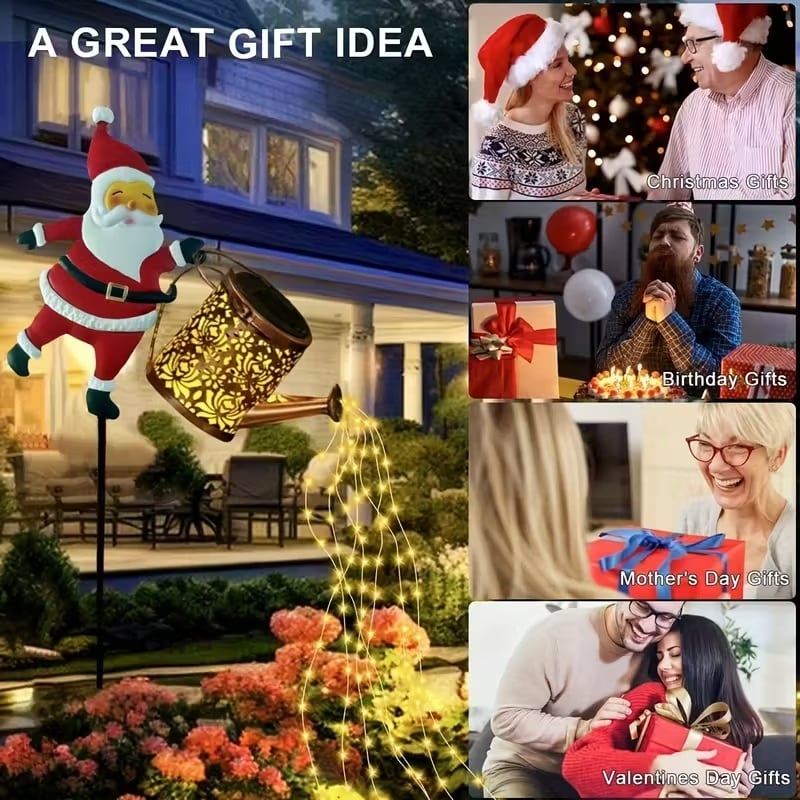 🎅Christmas Sale🎄50K+ SOLD! 🎁✨Christmas Solar Kettle Light & Lantern Garden Decor Collection💕