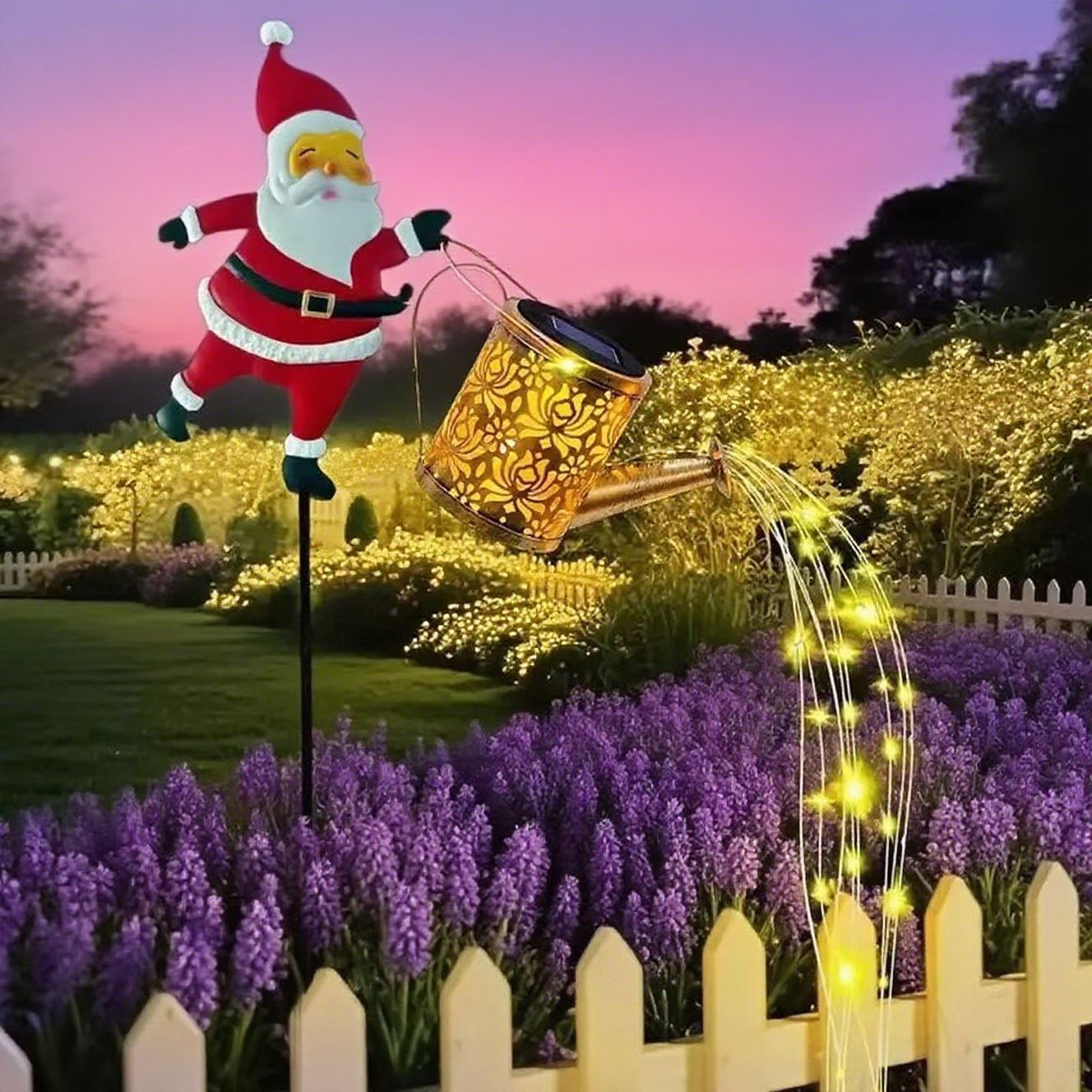 🎅Christmas Sale🎄50K+ SOLD! 🎁✨Christmas Solar Kettle Light & Lantern Garden Decor Collection💕