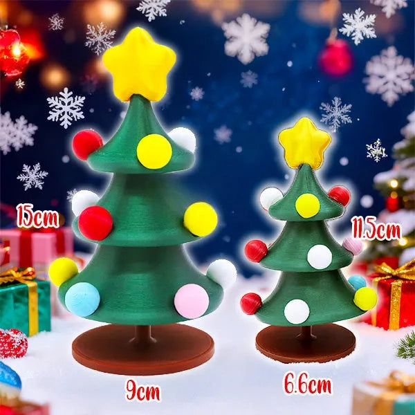 ✨❄️ FLOWMARTLY® Stackable Spinning Christmas Tree Table Decor 🎄✨